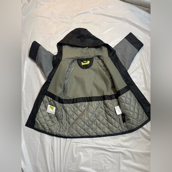 Western Chief Kids Raincoat with Black and Gray - Picture 3 of 9